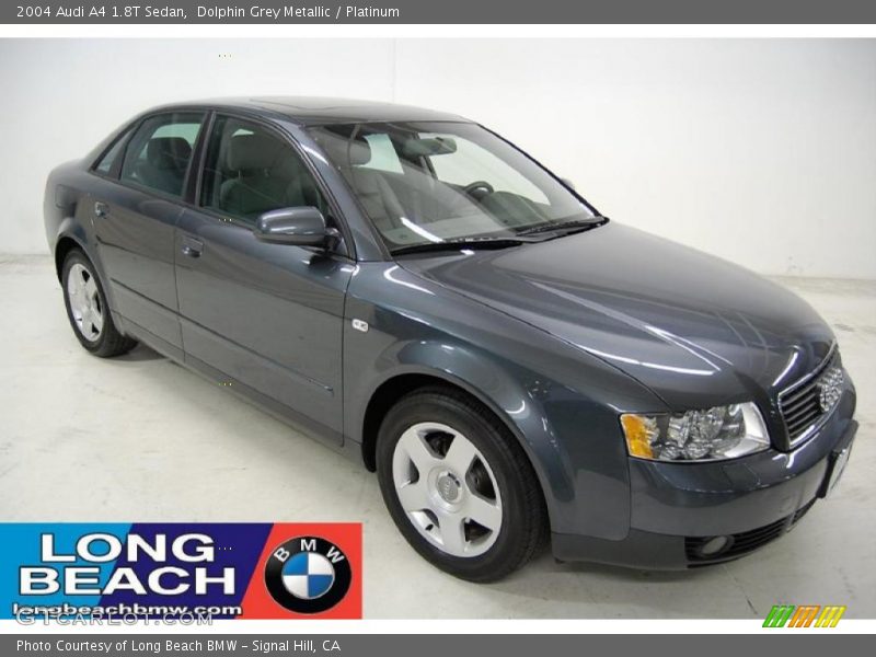 Dolphin Grey Metallic / Platinum 2004 Audi A4 1.8T Sedan