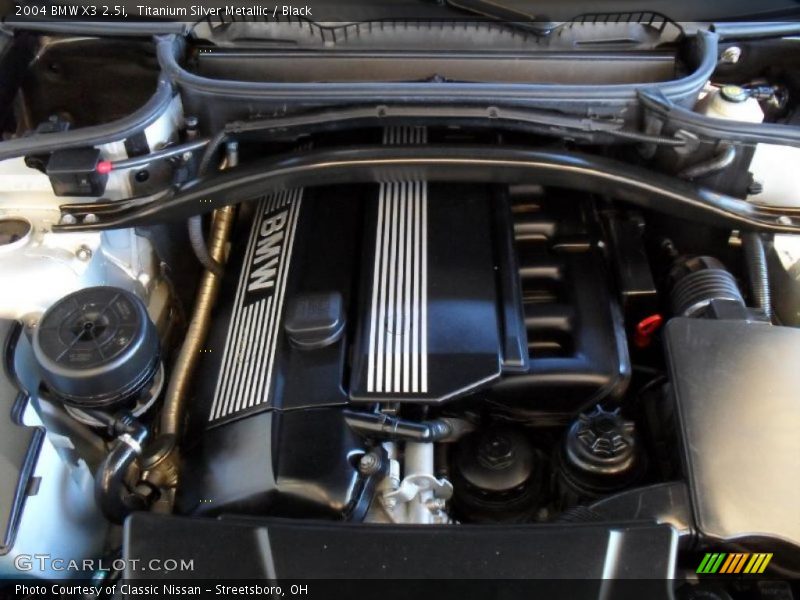 Titanium Silver Metallic / Black 2004 BMW X3 2.5i