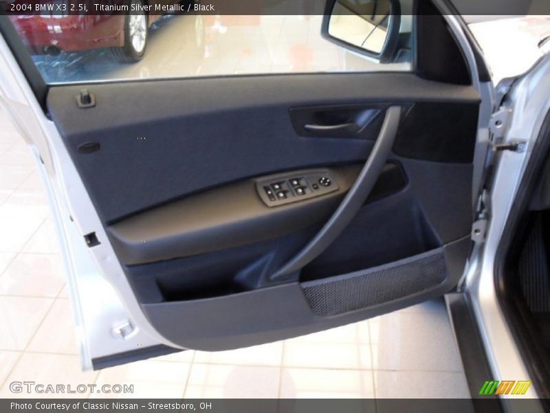 Titanium Silver Metallic / Black 2004 BMW X3 2.5i