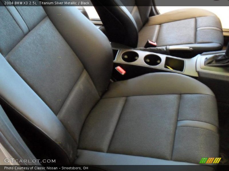 Titanium Silver Metallic / Black 2004 BMW X3 2.5i
