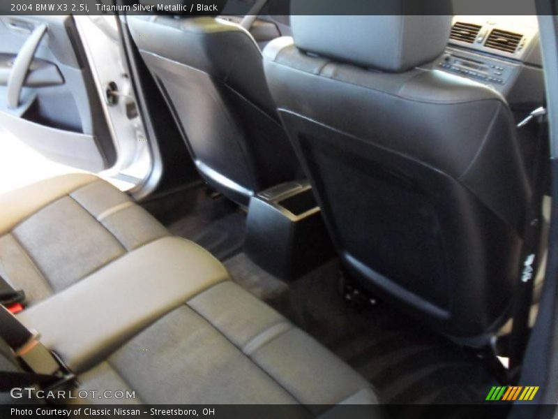 Titanium Silver Metallic / Black 2004 BMW X3 2.5i