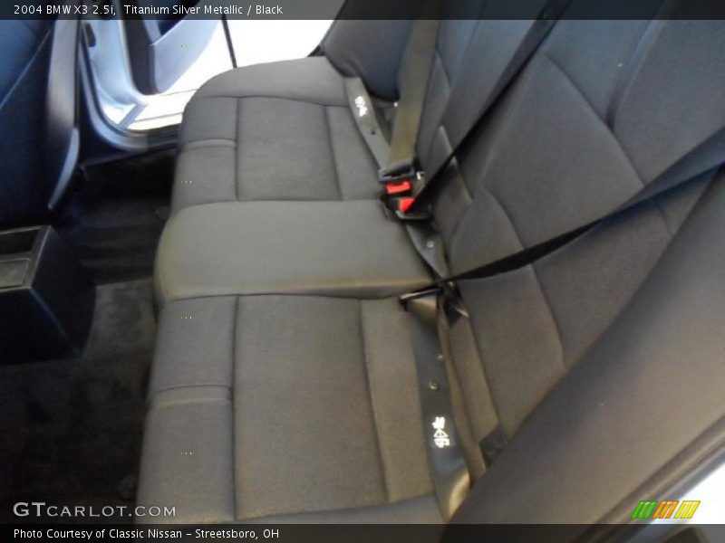 Titanium Silver Metallic / Black 2004 BMW X3 2.5i