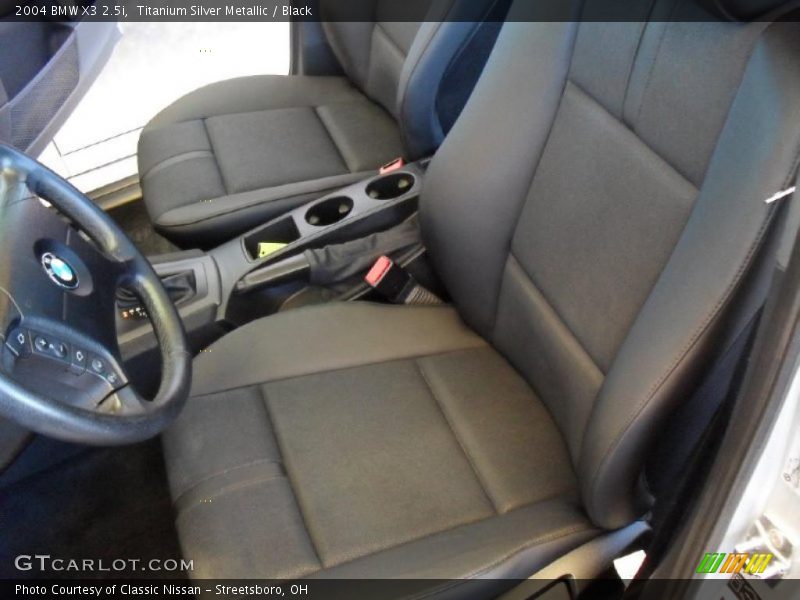 Titanium Silver Metallic / Black 2004 BMW X3 2.5i