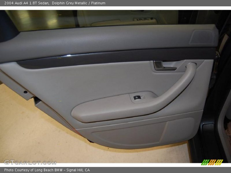 Dolphin Grey Metallic / Platinum 2004 Audi A4 1.8T Sedan