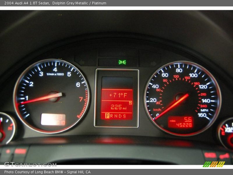 Dolphin Grey Metallic / Platinum 2004 Audi A4 1.8T Sedan