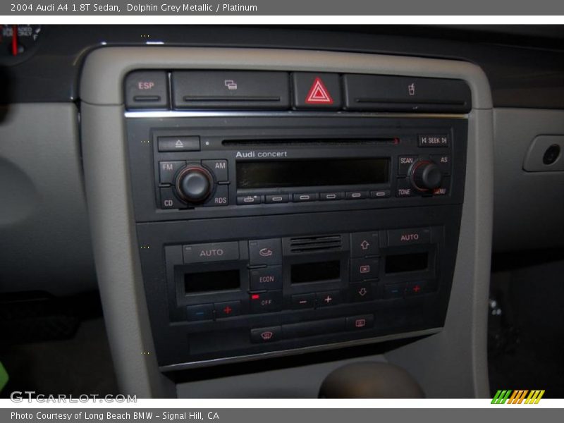 Dolphin Grey Metallic / Platinum 2004 Audi A4 1.8T Sedan