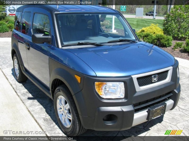 Atomic Blue Metallic / Gray/Blue 2006 Honda Element EX AWD