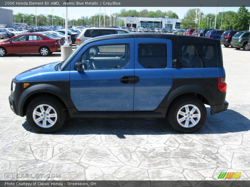 Atomic Blue Metallic / Gray/Blue 2006 Honda Element EX AWD