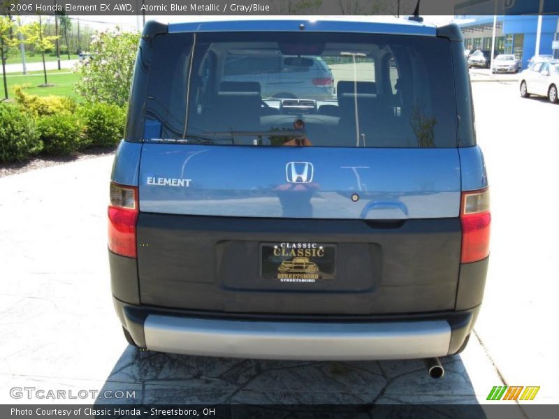 Atomic Blue Metallic / Gray/Blue 2006 Honda Element EX AWD