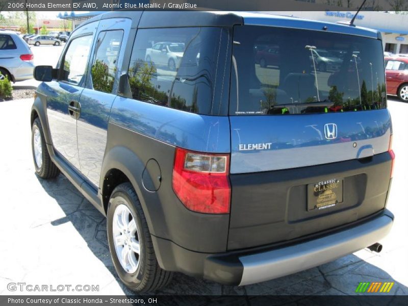 Atomic Blue Metallic / Gray/Blue 2006 Honda Element EX AWD