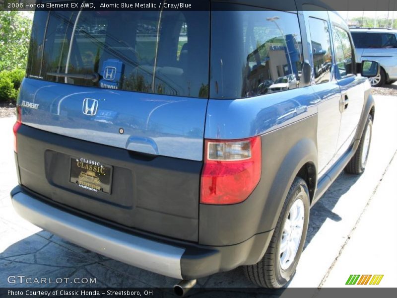 Atomic Blue Metallic / Gray/Blue 2006 Honda Element EX AWD