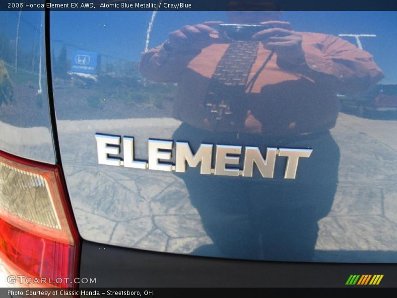 Atomic Blue Metallic / Gray/Blue 2006 Honda Element EX AWD