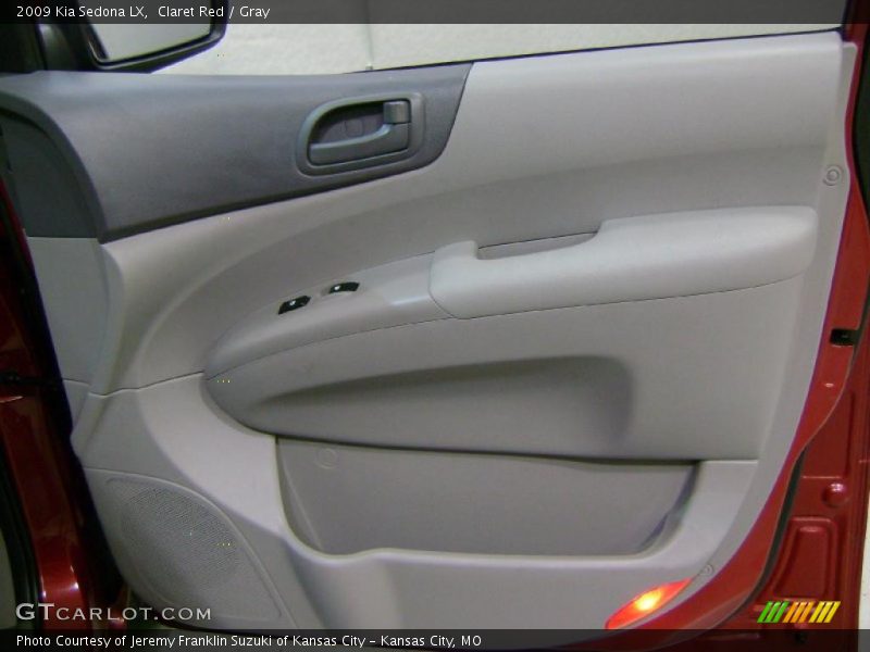Claret Red / Gray 2009 Kia Sedona LX