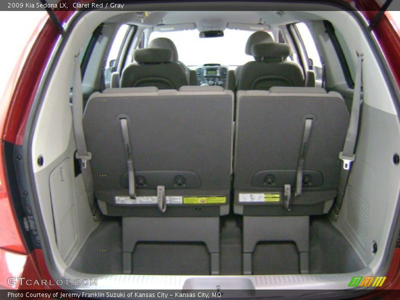 Claret Red / Gray 2009 Kia Sedona LX