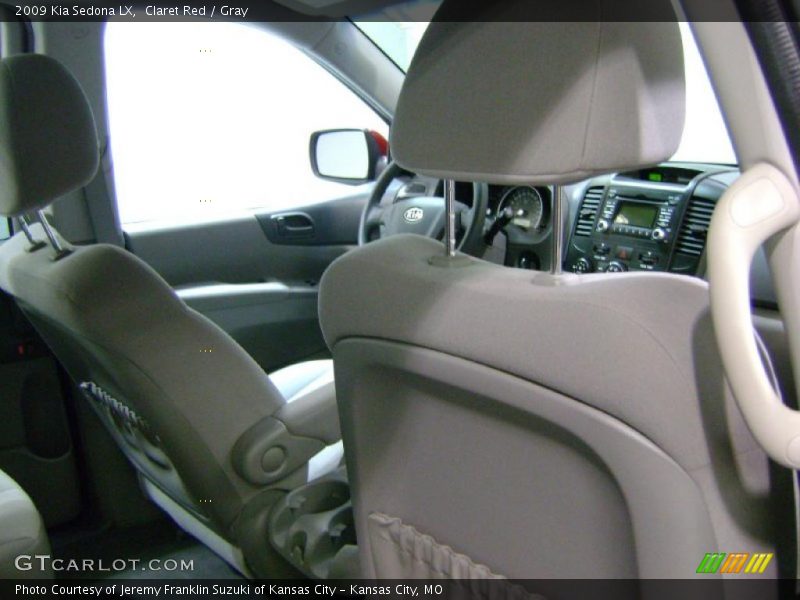 Claret Red / Gray 2009 Kia Sedona LX
