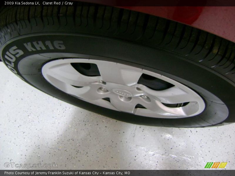 Claret Red / Gray 2009 Kia Sedona LX