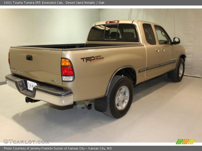 Desert Sand Metallic / Oak 2001 Toyota Tundra SR5 Extended Cab
