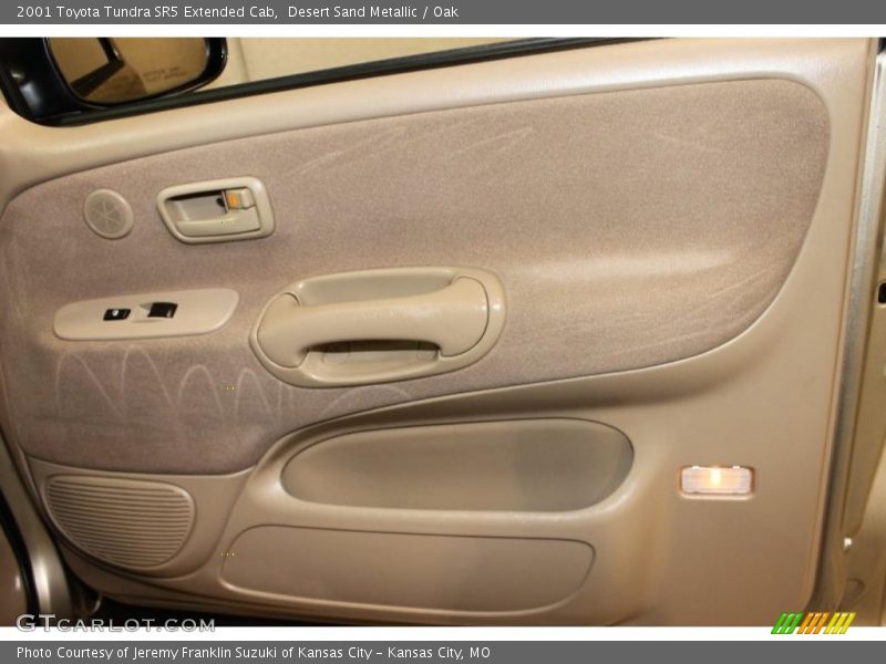 Desert Sand Metallic / Oak 2001 Toyota Tundra SR5 Extended Cab
