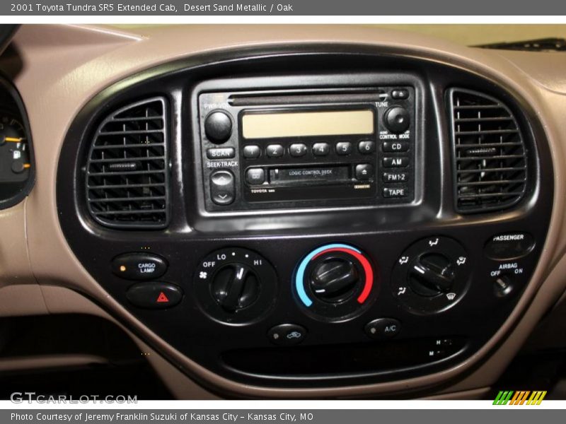 Desert Sand Metallic / Oak 2001 Toyota Tundra SR5 Extended Cab