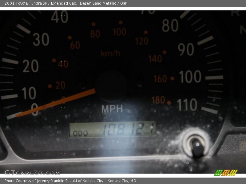 Desert Sand Metallic / Oak 2001 Toyota Tundra SR5 Extended Cab