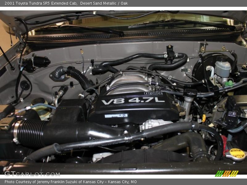 Desert Sand Metallic / Oak 2001 Toyota Tundra SR5 Extended Cab