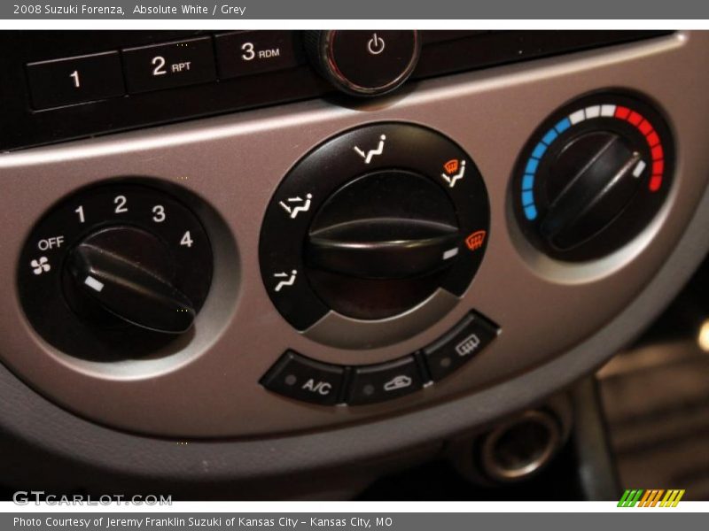 Absolute White / Grey 2008 Suzuki Forenza