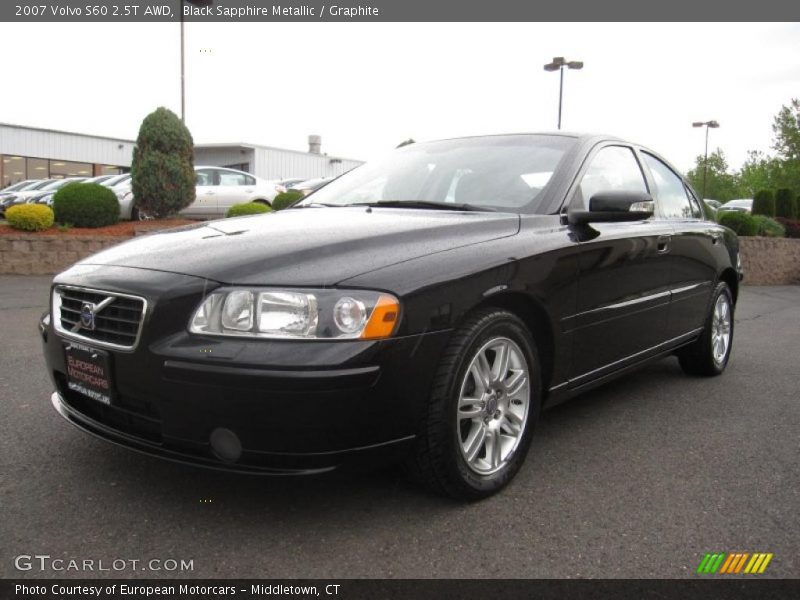 Black Sapphire Metallic / Graphite 2007 Volvo S60 2.5T AWD