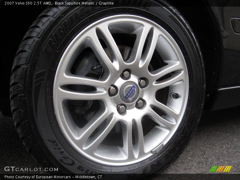 Black Sapphire Metallic / Graphite 2007 Volvo S60 2.5T AWD