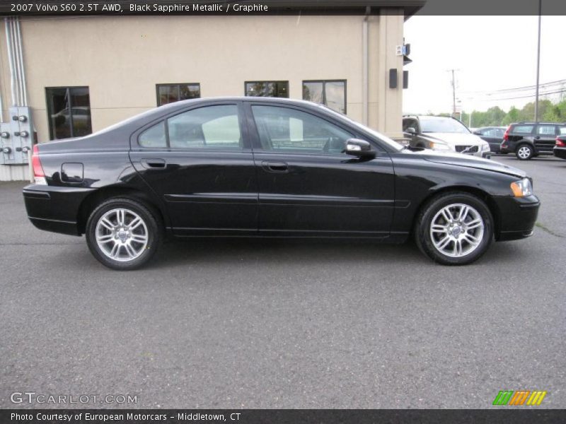 Black Sapphire Metallic / Graphite 2007 Volvo S60 2.5T AWD
