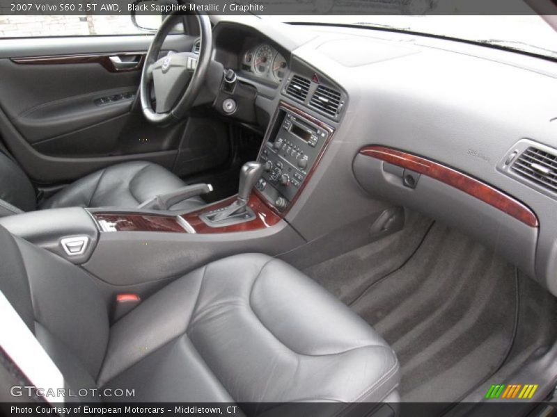 Black Sapphire Metallic / Graphite 2007 Volvo S60 2.5T AWD