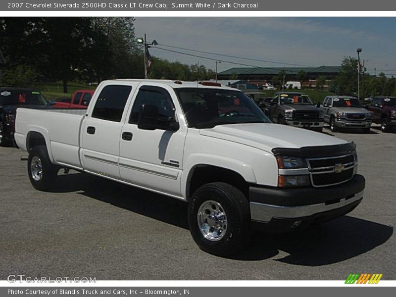 Summit White / Dark Charcoal 2007 Chevrolet Silverado 2500HD Classic LT Crew Cab