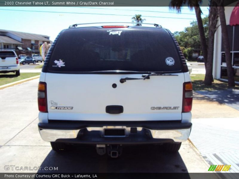 Summit White / Gray/Dark Charcoal 2003 Chevrolet Tahoe LT