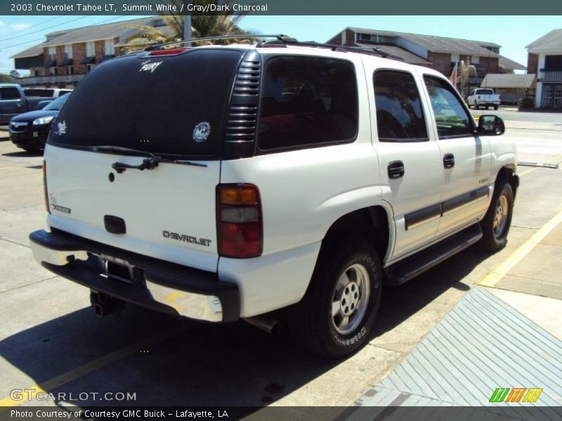Summit White / Gray/Dark Charcoal 2003 Chevrolet Tahoe LT