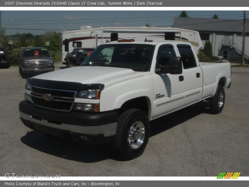 Summit White / Dark Charcoal 2007 Chevrolet Silverado 2500HD Classic LT Crew Cab