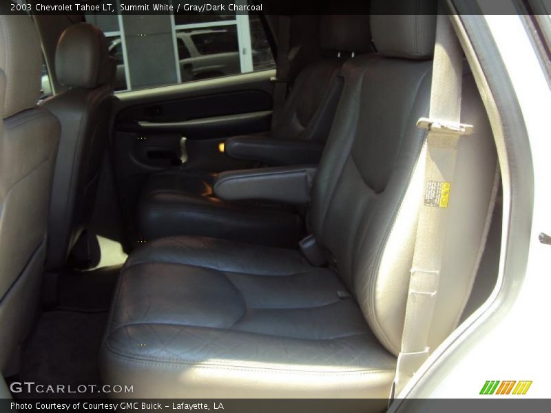 Summit White / Gray/Dark Charcoal 2003 Chevrolet Tahoe LT