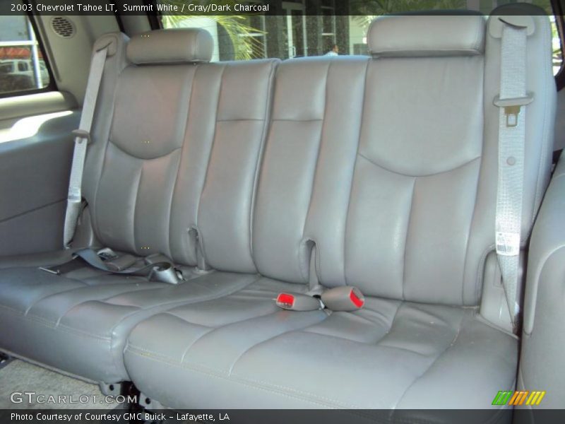 Summit White / Gray/Dark Charcoal 2003 Chevrolet Tahoe LT