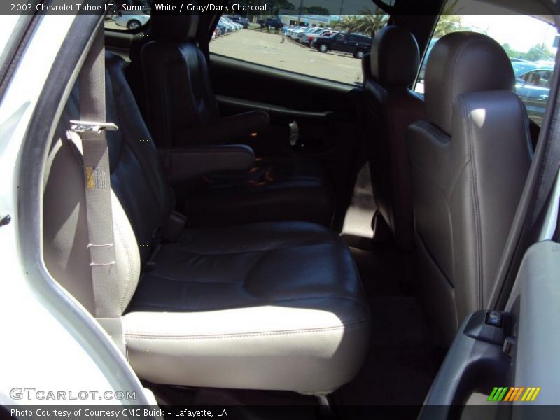 Summit White / Gray/Dark Charcoal 2003 Chevrolet Tahoe LT