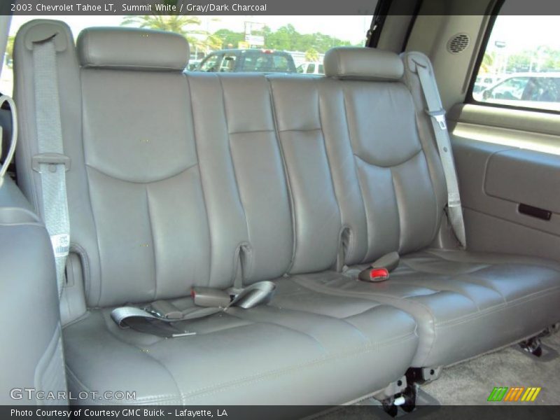 Summit White / Gray/Dark Charcoal 2003 Chevrolet Tahoe LT