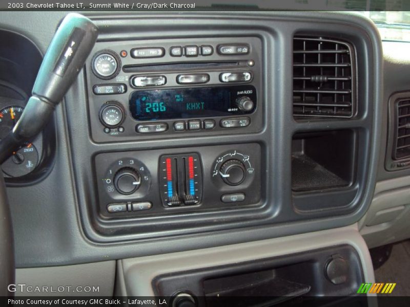 Summit White / Gray/Dark Charcoal 2003 Chevrolet Tahoe LT