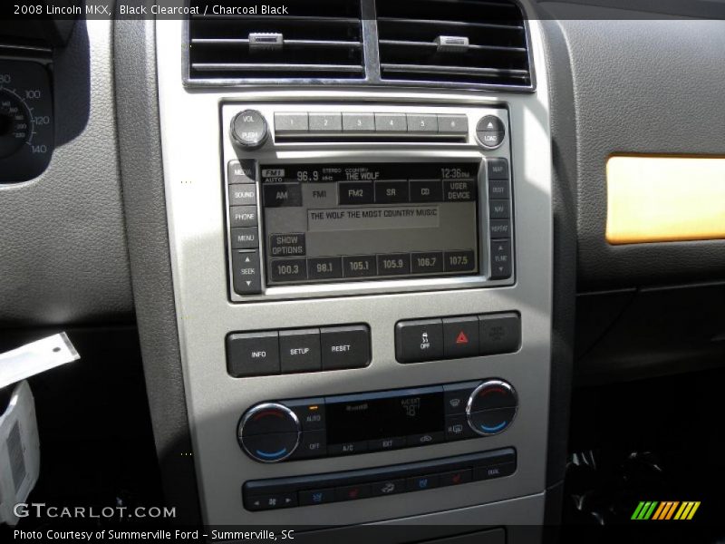 Black Clearcoat / Charcoal Black 2008 Lincoln MKX