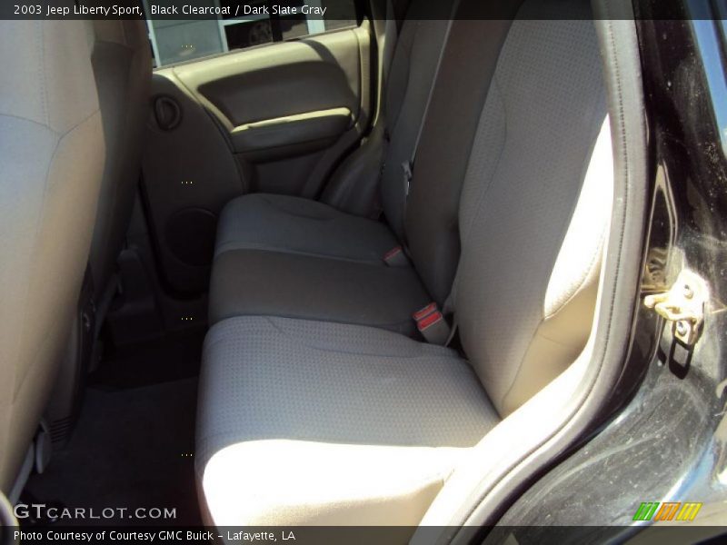 Black Clearcoat / Dark Slate Gray 2003 Jeep Liberty Sport