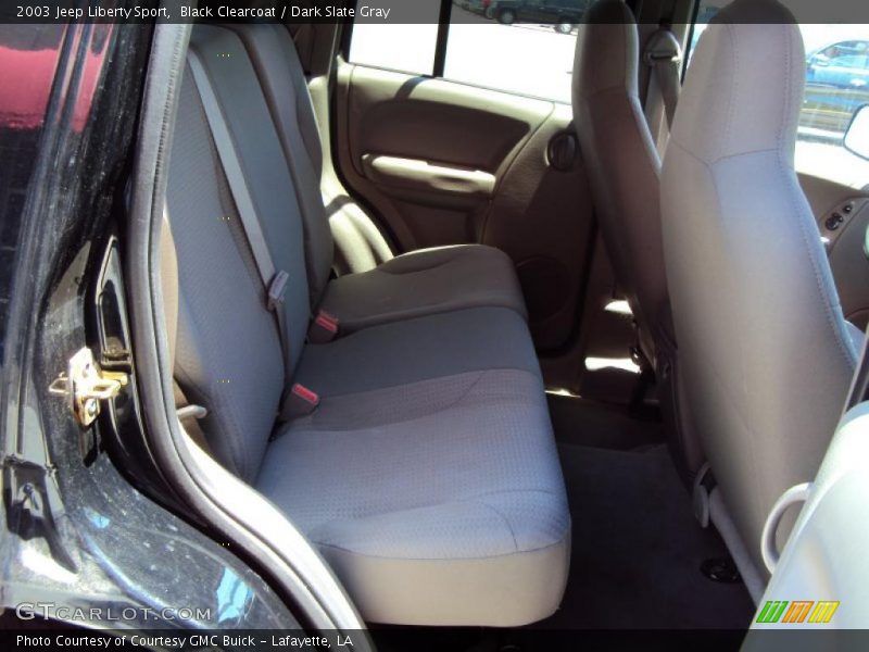 Black Clearcoat / Dark Slate Gray 2003 Jeep Liberty Sport