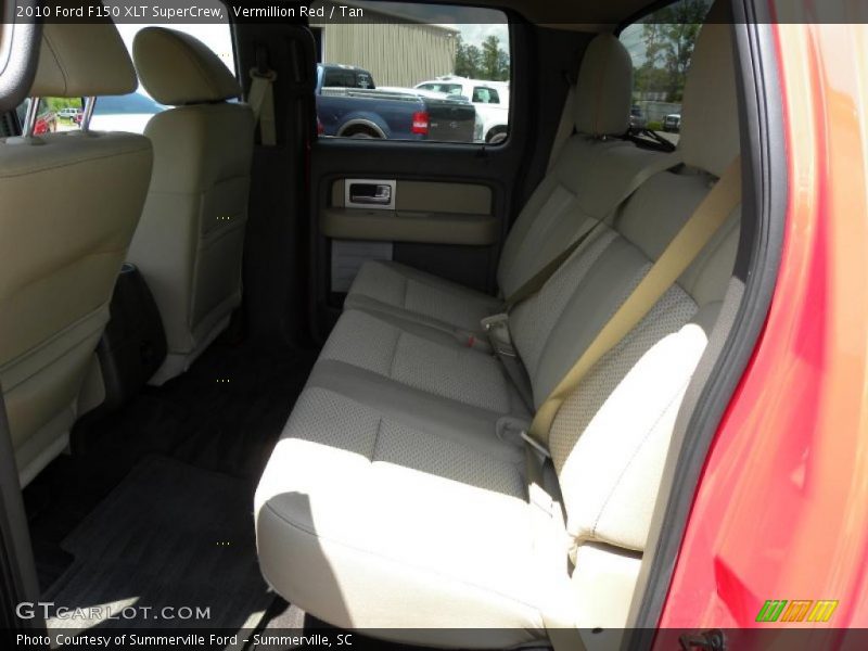 Vermillion Red / Tan 2010 Ford F150 XLT SuperCrew