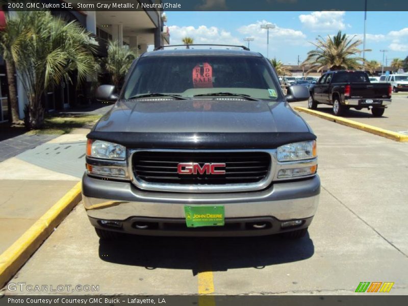 Storm Gray Metallic / Neutral/Shale 2002 GMC Yukon SLE