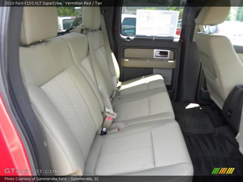 Vermillion Red / Tan 2010 Ford F150 XLT SuperCrew
