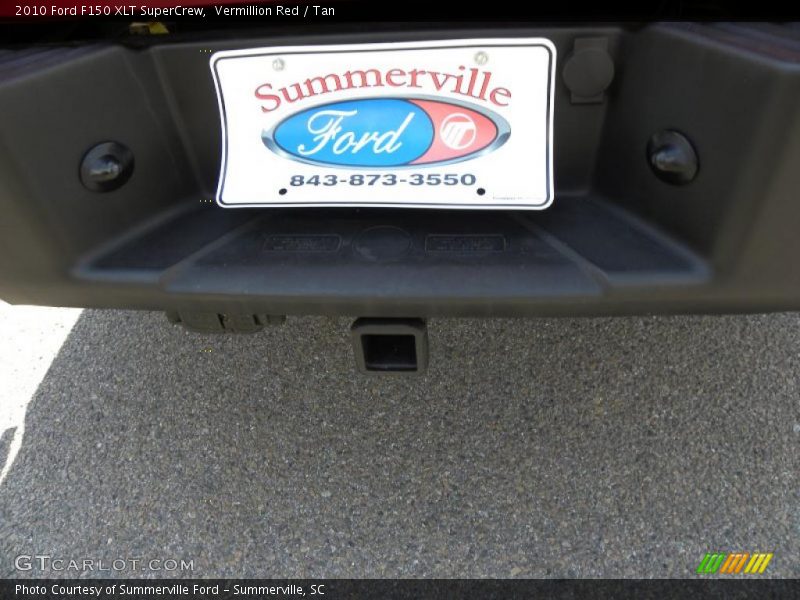 Vermillion Red / Tan 2010 Ford F150 XLT SuperCrew