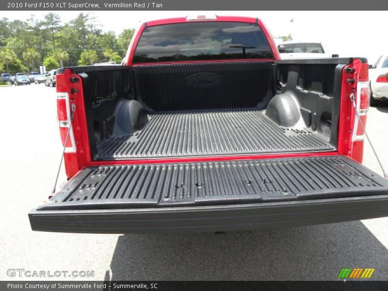 Vermillion Red / Tan 2010 Ford F150 XLT SuperCrew