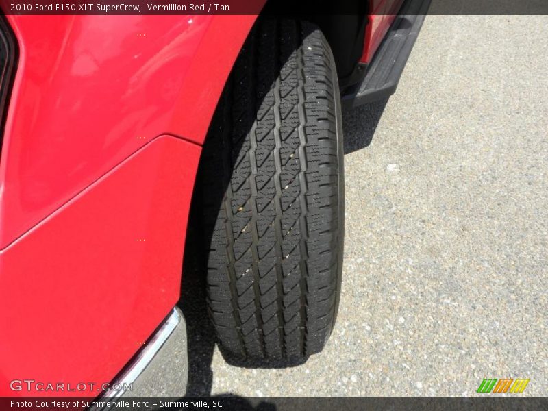 Vermillion Red / Tan 2010 Ford F150 XLT SuperCrew