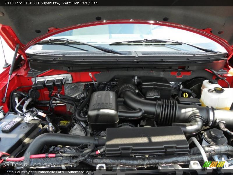Vermillion Red / Tan 2010 Ford F150 XLT SuperCrew