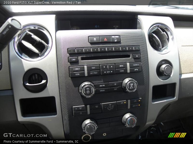 Vermillion Red / Tan 2010 Ford F150 XLT SuperCrew